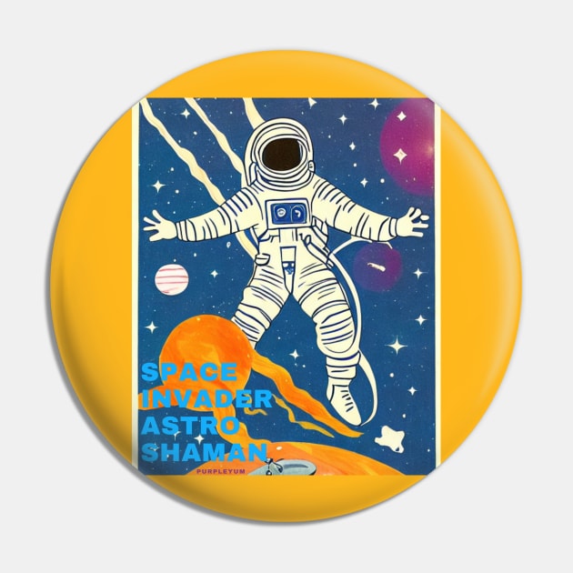 Space Blue Pin by PurpleYum 