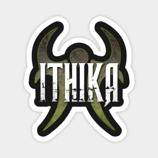 Vintage Ithika Logo Designed T Shirt Magnet