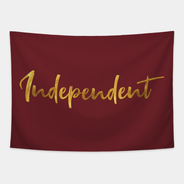Independent Woman Tapestry by AmrQadi