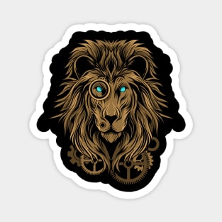 Lion- techno style Magnet