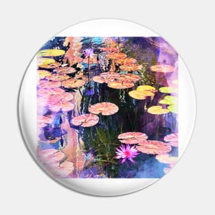 Watercolor Pond Pin