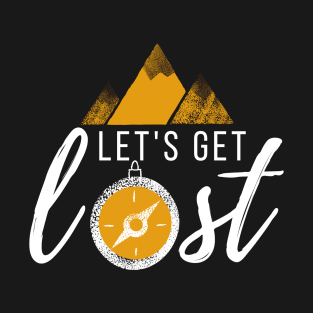 Lets get lost - vintage white T-Shirt