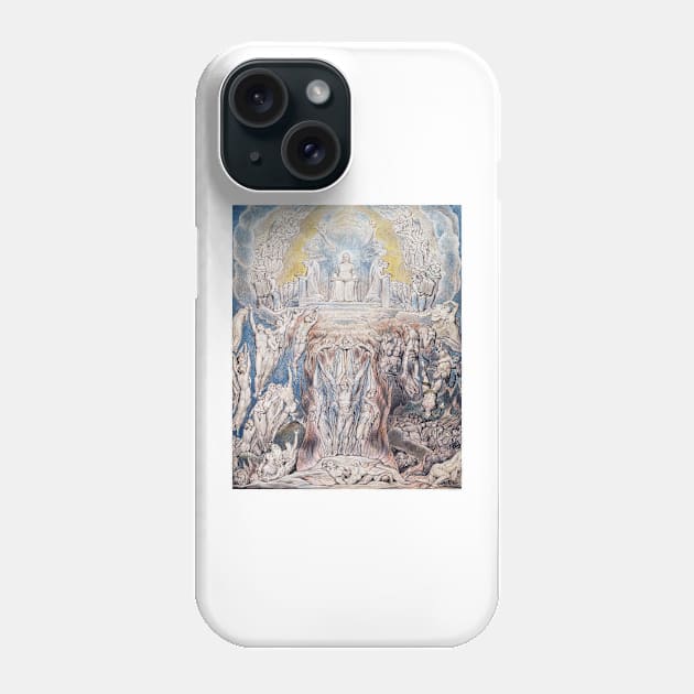 William Blake - The Day of Judgement, 1805 Phone Case by MurellosArt