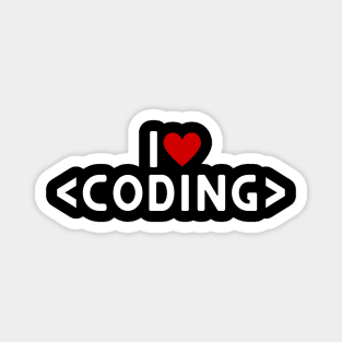 I Heart Coding Magnet