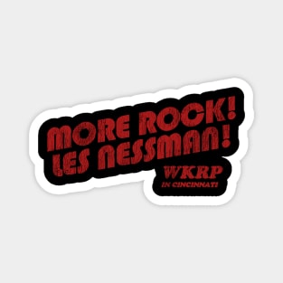 More Rock! Les Nessman! Magnet