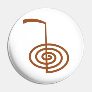 Cho ku rei Reiki symbol Pin