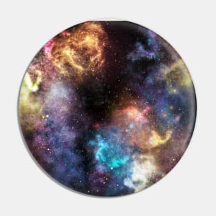 Colorful Dust Clouds Pin