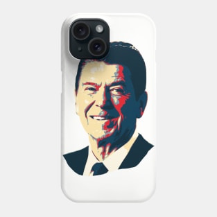 Ronald Reagan Smile Pop Art Phone Case