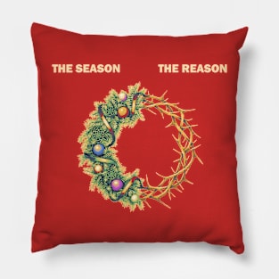 Divine Blooms: The Season’s Crown Pillow