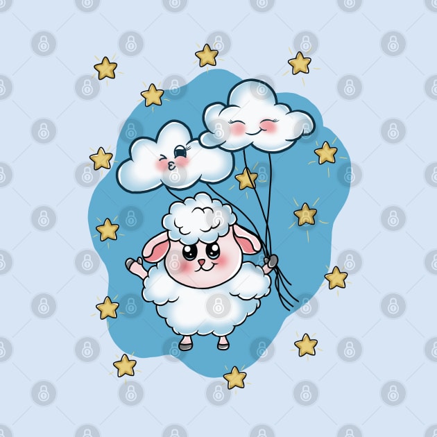 Little sheep sweet dreams by Dugleidy Santos