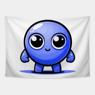 CUTE BLUE PEA (ERVILHA AZUL FOFA) Tapestry