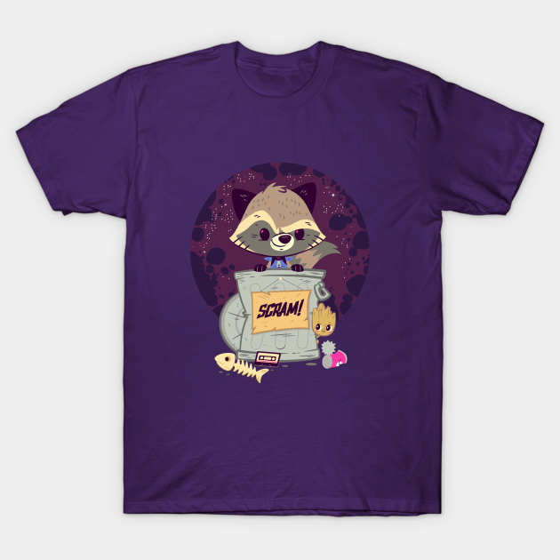 Trash Panda Guardians Of The Galaxy T Shirt Teepublic Here at r/trashpandas, we strive to share the cutest & *most awesomest*. teepublic
