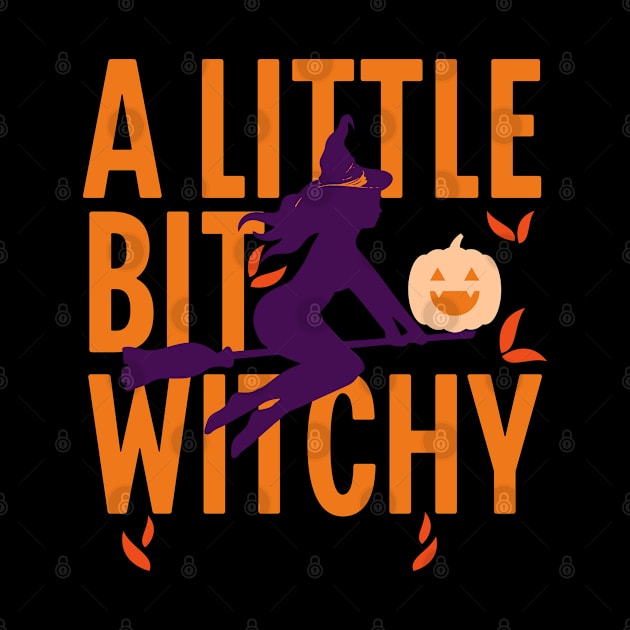 A little bit witchy; Halloween; witch; broom; pumpkin; witchcraft; magic; magical; Autumn; orange; purple; black; trick or treat; party; witch's hat; by Be my good time