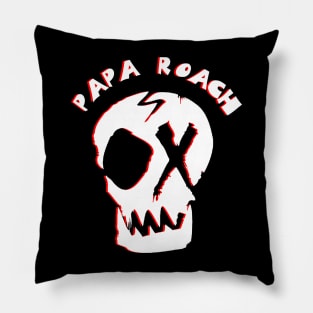 papa roach skull Pillow