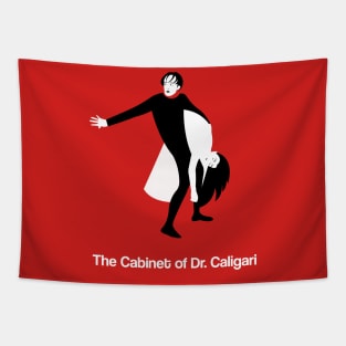 The Cabinet of Dr. Caligari Minimal Movie Fan Art 20s Tapestry