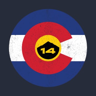 Colorado 14er Flag Roundel T-Shirt