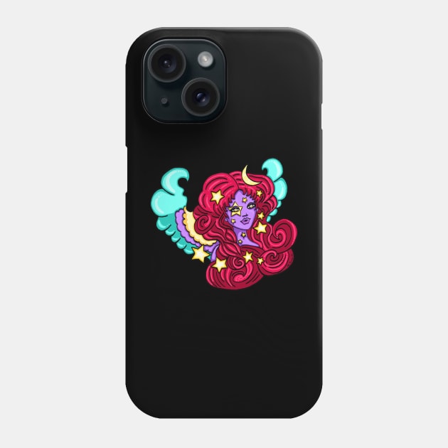 Red Waves Star Angel by Stephanie Ann Garcia Phone Case by Flutter Eyes Butterfly Skies The Art Of Stephanie Ann Garcia