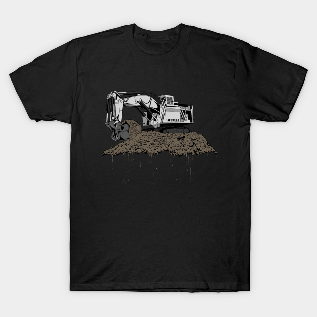 Discover Excavator Loading - Excavator - T-Shirt