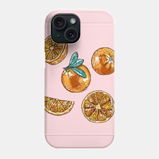 Watercolor Oranges Phone Case