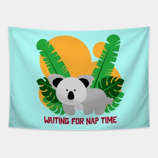 Waiting For Nap Time Tapestry