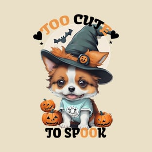 halloween chibi dog , too cute to spook T-Shirt