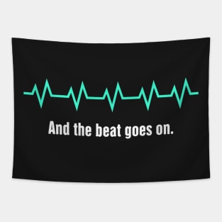 And The Beat Goes On | Heart Surgery Design Tapestry