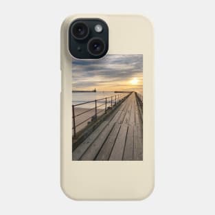 January sunrise at the mouth of the River Blyth - Portrait Phone Case