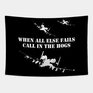 Call In The Hogs Tapestry