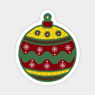 Christmas Tree Ornament Magnet