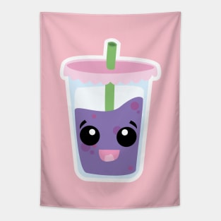 Cute Boba Bubble Tea Tapestry