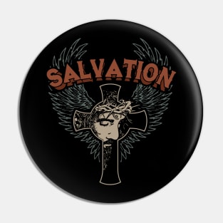 Christian T-Shirt - Salvation Pin