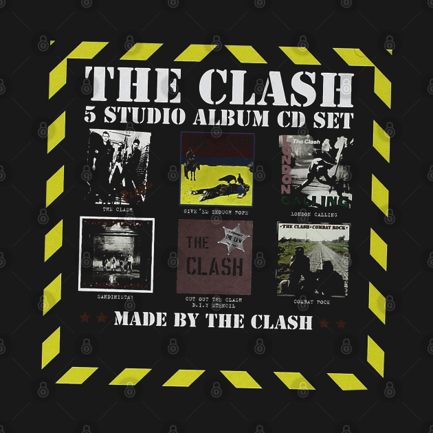 Discover The Clash T-Shirt, UK Rock Band Album Concert Merch, The Clash Rock the Casbah, Joe Strummer