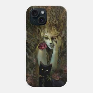 Mask and Cat Phone Case