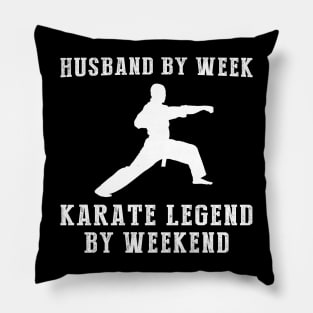 From Devoted Husband to Karate Legend: Unleash the Weekend Warrior! Tee & Hoodie Pillow