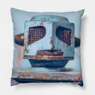 Rusty Robot Pillow