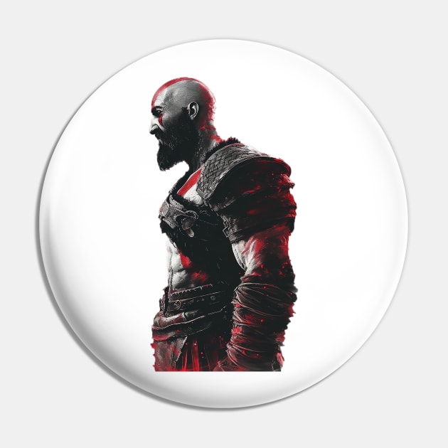 kratos Pin by weirdesigns