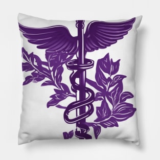 Caduceus Purple Shadow Silhouette Anime Style Collection No. 207 Pillow