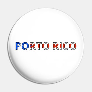 Drapeau Porto Rico Pin