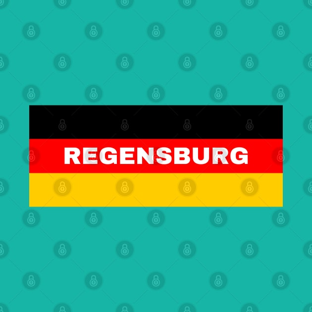 Regensburg City in German Flag by aybe7elf