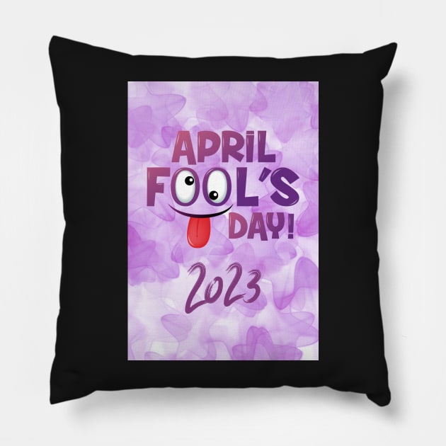 April Fool's Day Delight Pillow by DaffodilArts