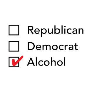 Republican Democrat Alcohol T-Shirt