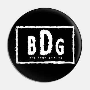 Big Dogs Gaming - B.D.G White Logo Pin