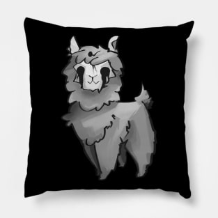 Cute Doomed Alpaca Pillow