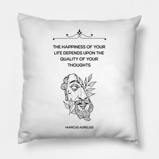 Marcus Aurelius Stoicism Philosophy Pillow