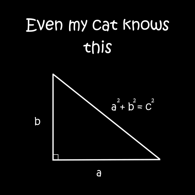 Even my cat knows Pythagorean theorem by RusticVintager