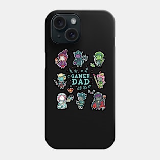 Gamer Dad Fantasy RPG Characters Phone Case