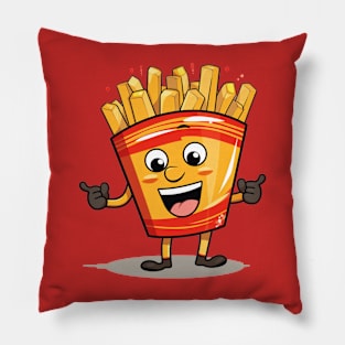 kawaii french fries T-Shirt cute potatofood Pillow