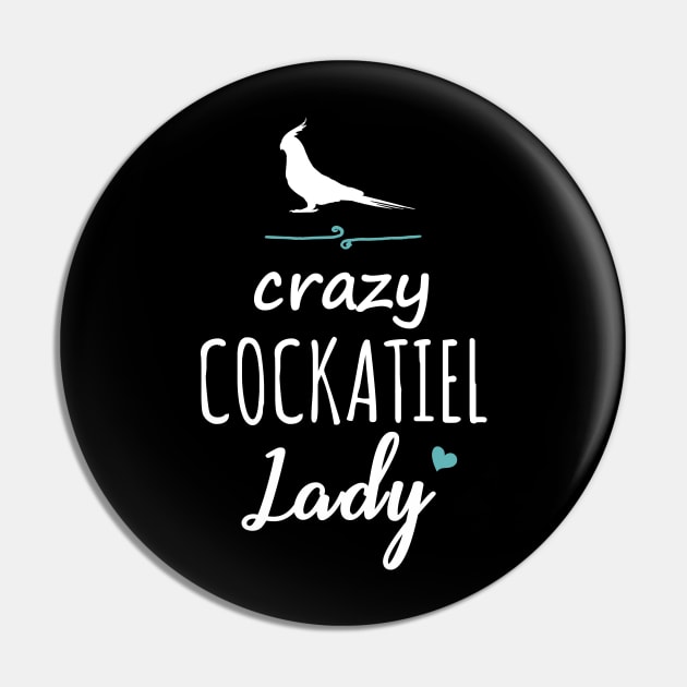 Crazy Cockatiel Lady Pin by FandomizedRose