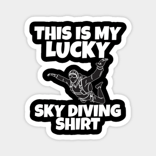 Funny Skydiving Fan Magnet