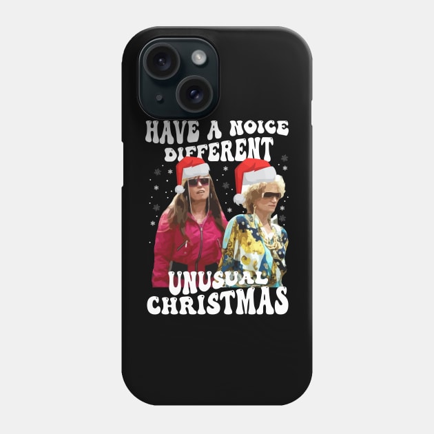 Funny Christmas Kath And Kim Have A Noice Christmas Phone Case by Chea Shepherd